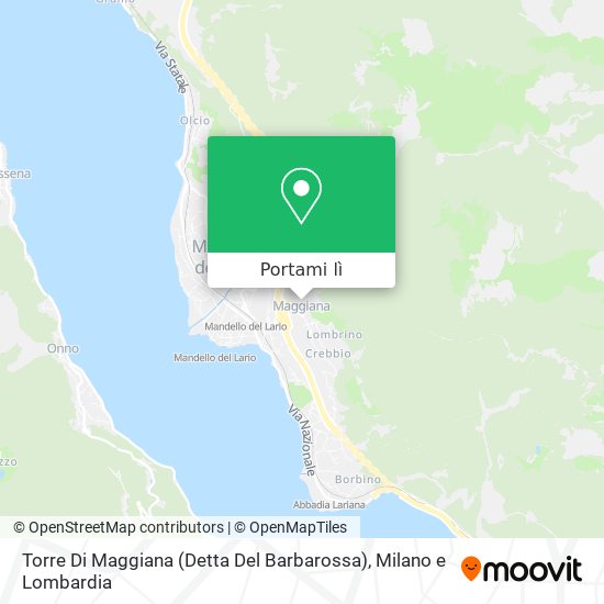 Mappa Torre Di Maggiana (Detta Del Barbarossa)