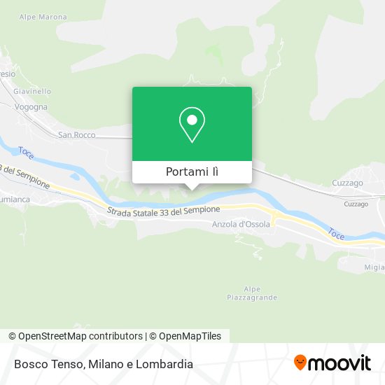Mappa Bosco Tenso