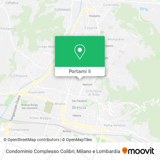 Mappa Condominio Complesso Colibrì
