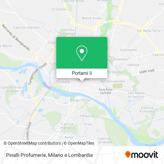 Mappa Pinalli Profumerie