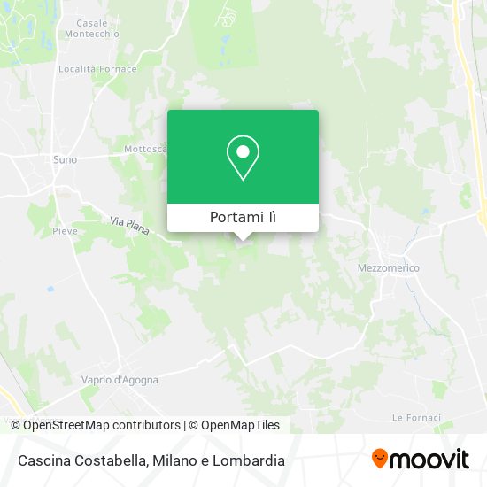 Mappa Cascina Costabella