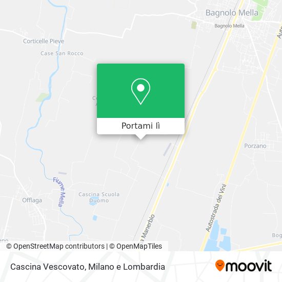 Mappa Cascina Vescovato