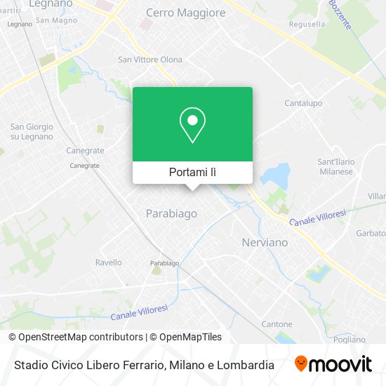 Mappa Stadio Civico Libero Ferrario