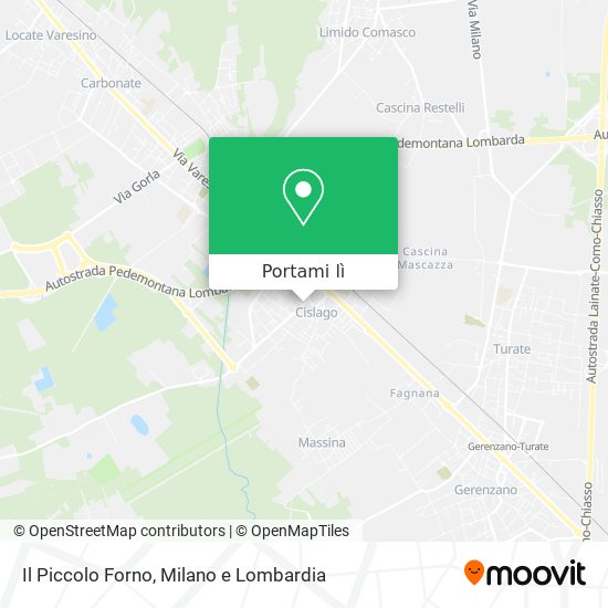 Mappa Il Piccolo Forno