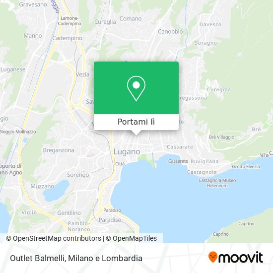 Mappa Outlet Balmelli