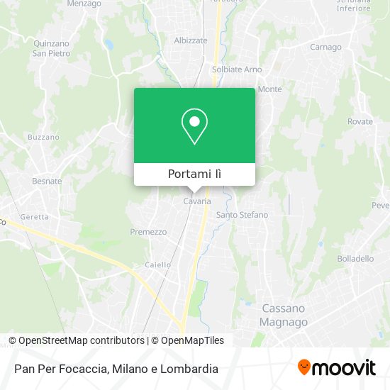 Mappa Pan Per Focaccia