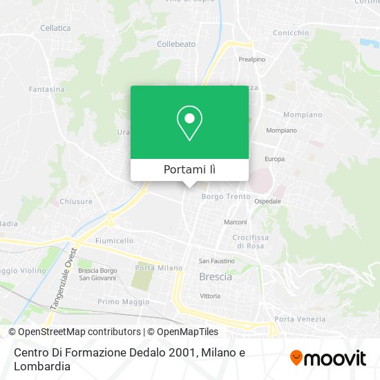 Mappa Centro Di Formazione Dedalo 2001