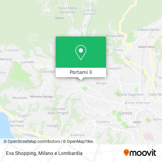 Mappa Eva Shopping