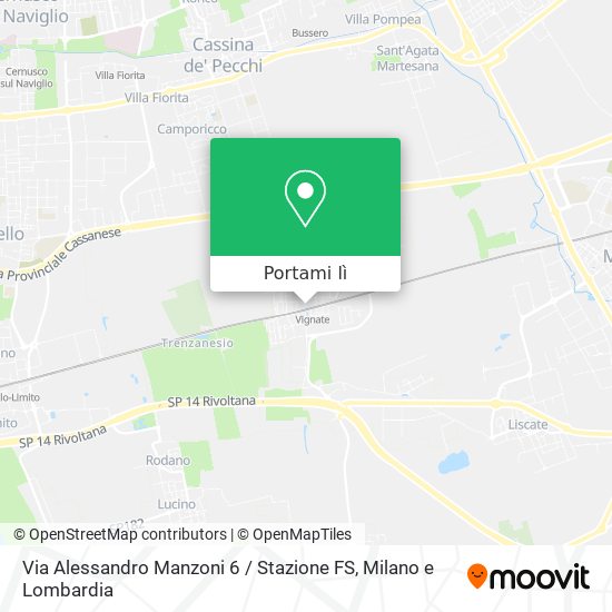 Mappa Via Alessandro Manzoni 6 / Stazione FS
