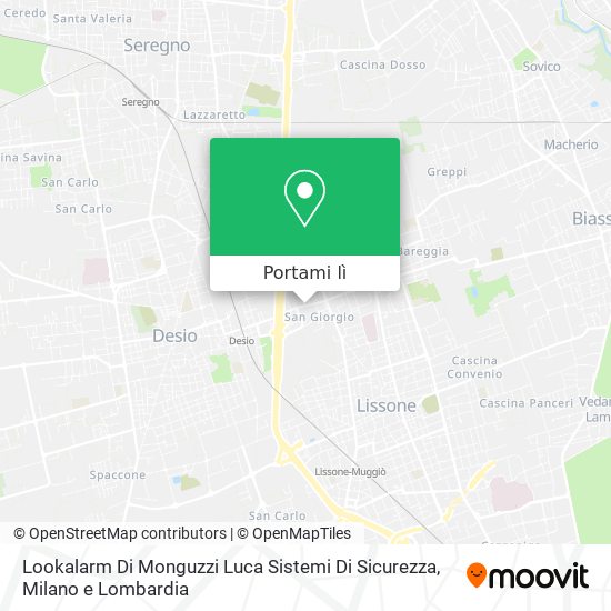 Mappa Lookalarm Di Monguzzi Luca Sistemi Di Sicurezza