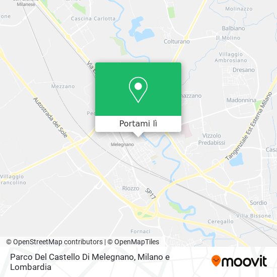Mappa Parco Del Castello Di Melegnano