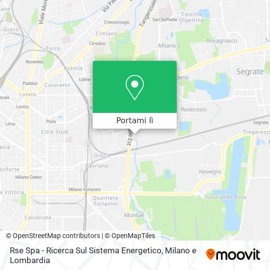 Mappa Rse Spa - Ricerca Sul Sistema Energetico