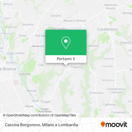 Mappa Cascina Borgonovo