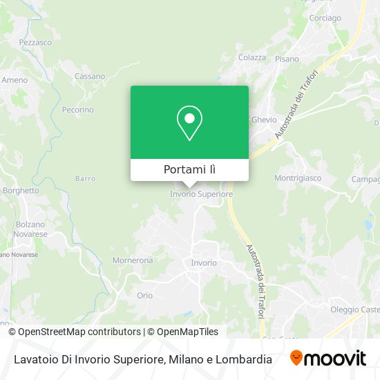 Mappa Lavatoio Di Invorio Superiore