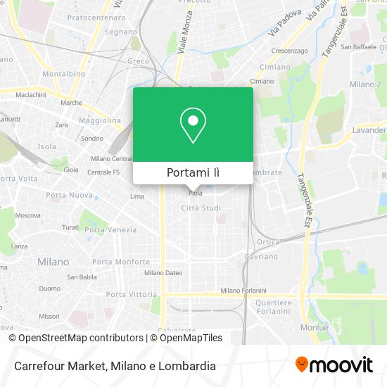 Mappa Carrefour Market