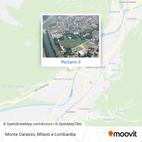 Mappa Monte Carasso