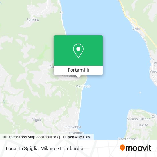 Mappa Località Spiglia