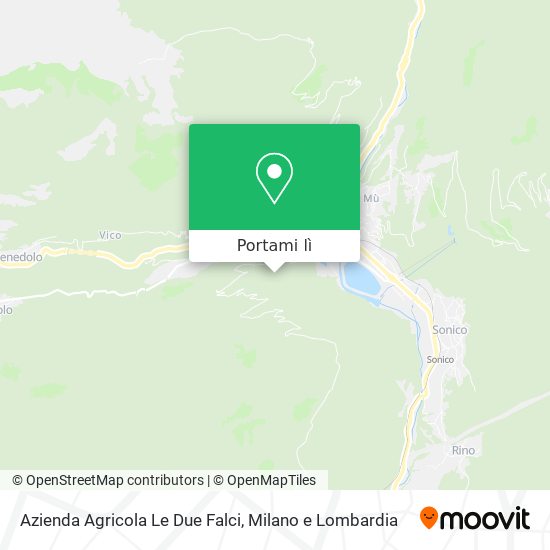 Mappa Azienda Agricola Le Due Falci