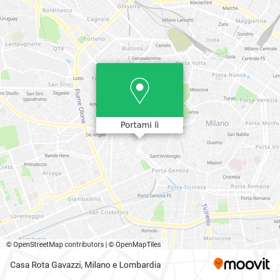 Mappa Casa Rota Gavazzi