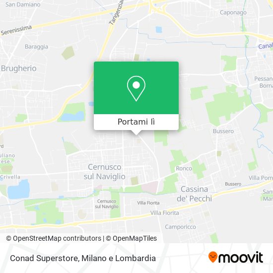 Mappa Conad Superstore