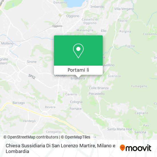 Mappa Chiesa Sussidiaria Di San Lorenzo Martire