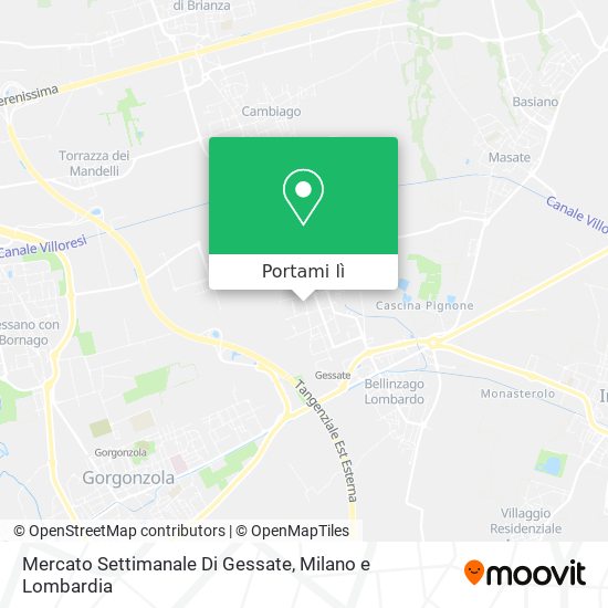 Mappa Mercato Settimanale Di Gessate