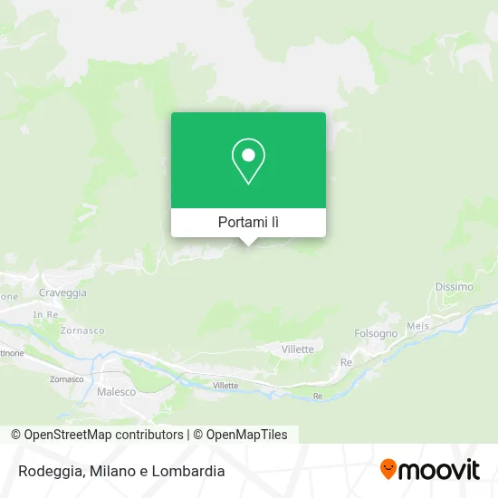 Mappa Rodeggia