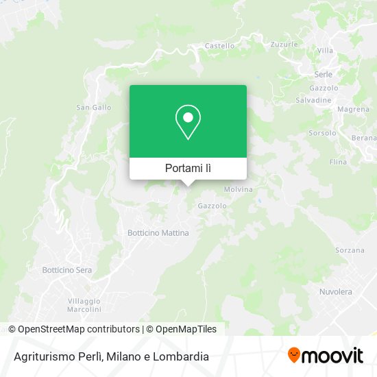 Mappa Agriturismo Perlì