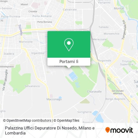 Mappa Palazzina Uffici Depuratore Di Nosedo