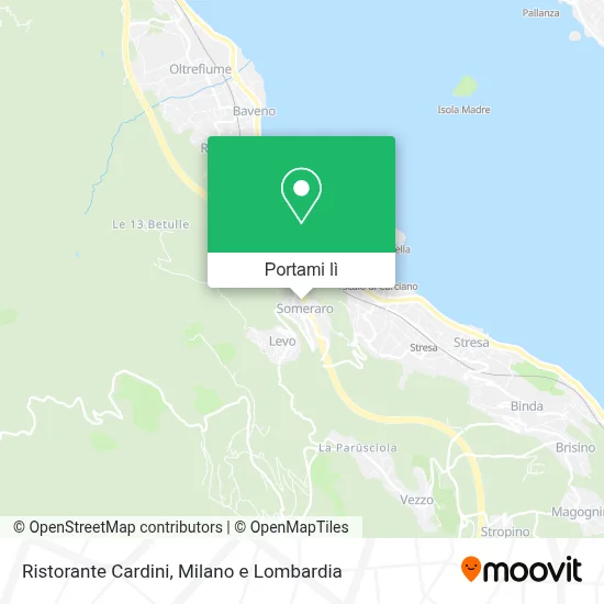 Mappa Ristorante Cardini