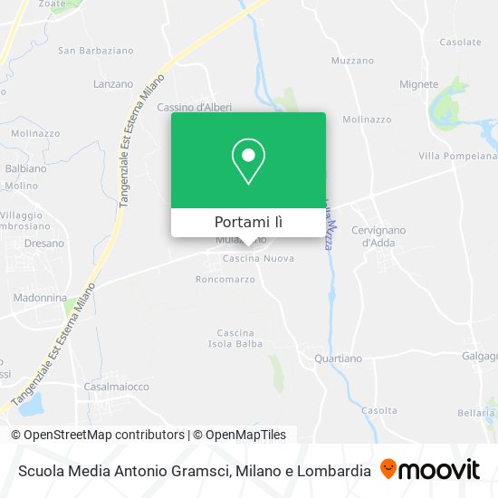 Mappa Scuola Media Antonio Gramsci