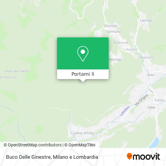 Mappa Buco Delle Ginestre