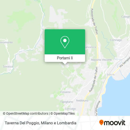 Mappa Taverna Del Poggio