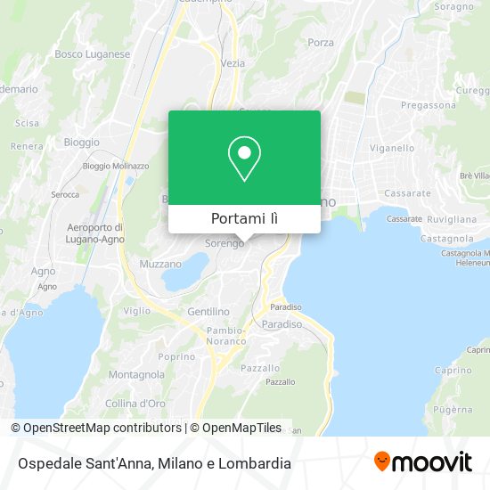 Mappa Ospedale Sant'Anna