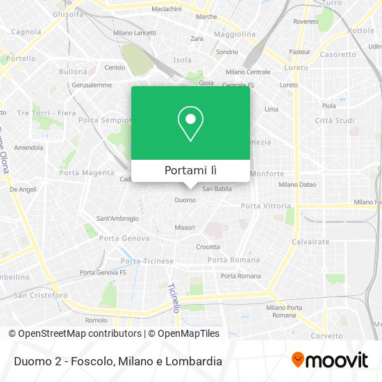 Mappa Duomo 2 - Foscolo
