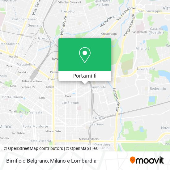 Mappa Birrificio Belgrano