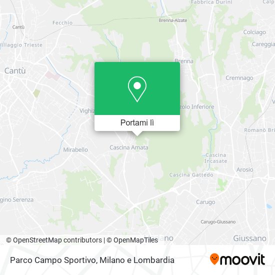 Mappa Parco Campo Sportivo