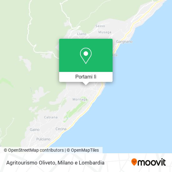 Mappa Agritourismo Oliveto