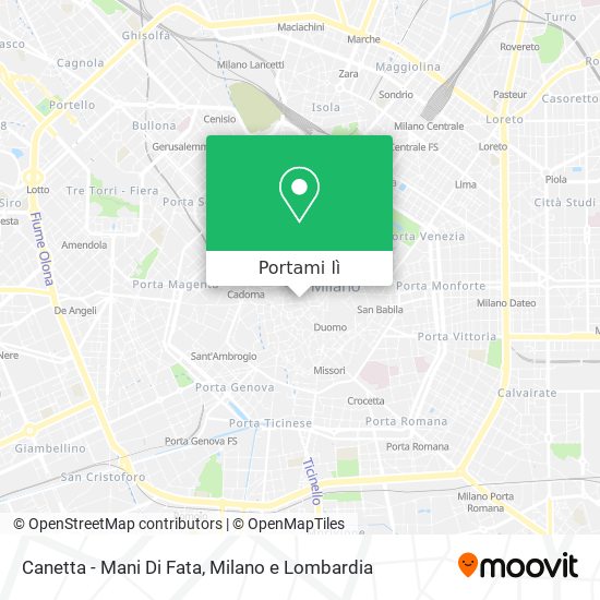 Mappa Canetta - Mani Di Fata