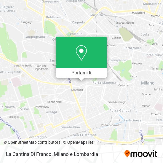 Mappa La Cantina Di Franco