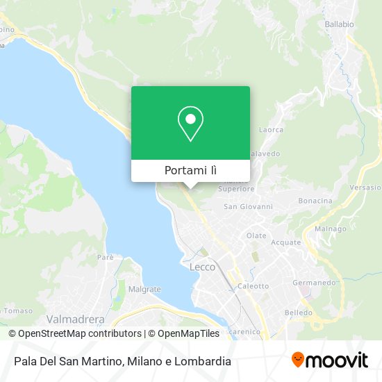 Mappa Pala Del San Martino