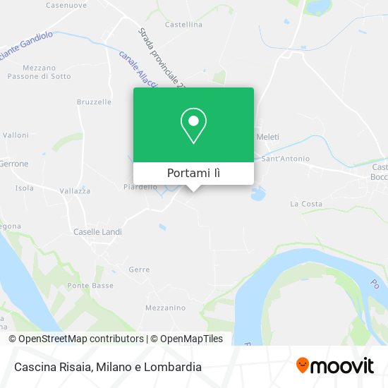 Mappa Cascina Risaia