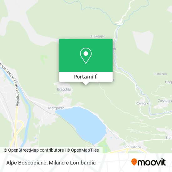 Mappa Alpe Boscopiano