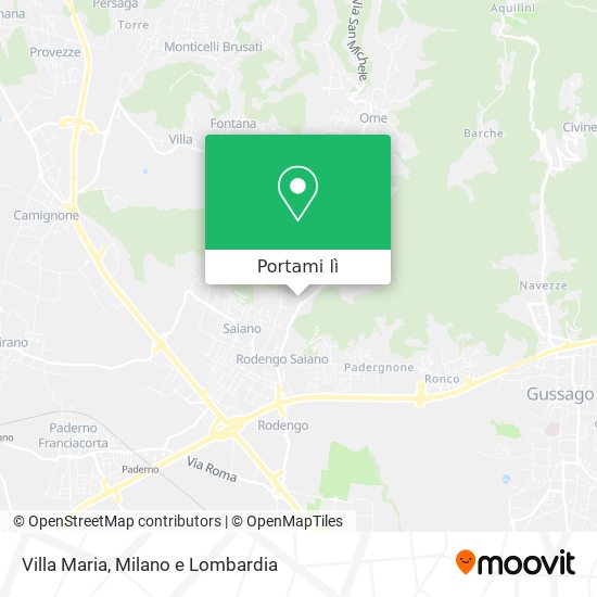 Mappa Villa Maria