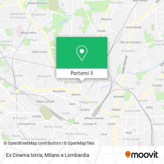 Mappa Ex Cinema Istria