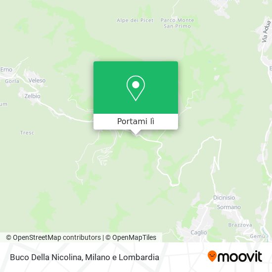 Mappa Buco Della Nicolina