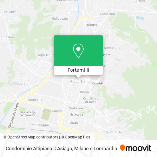 Mappa Condominio Altipiano D'Asiago