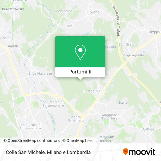 Mappa Colle San Michele