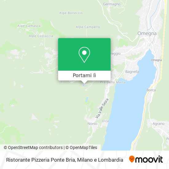 Mappa Ristorante Pizzeria Ponte Bria