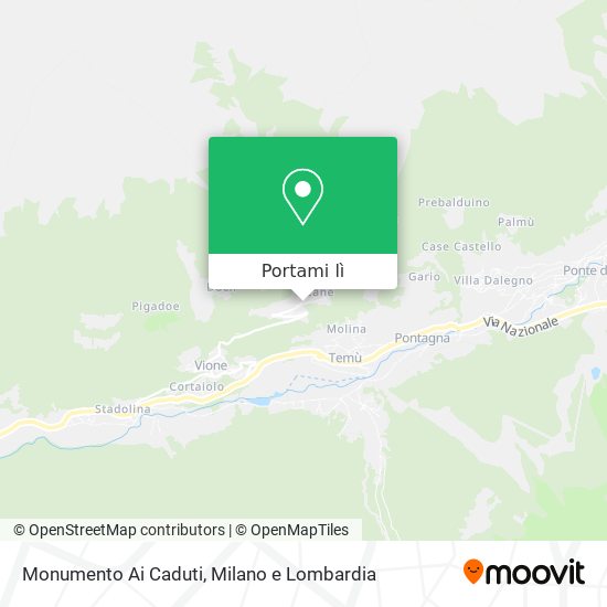 Mappa Monumento Ai Caduti